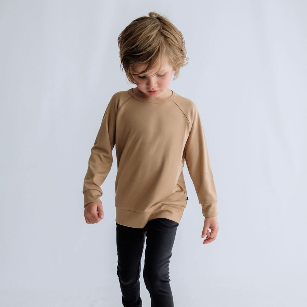 Baby/Kids Bamboo Pullover-Rosewood