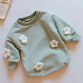 Floral Appliqué Cotton Romper