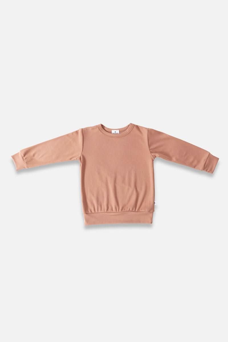 Bamboo Pullover -Terracotta